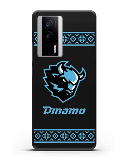 Чехол с логотипом ХК Динамо-Минск силиконовый для Xiaomi Poco F5 Pro