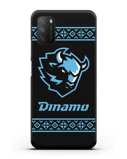 Чехол с логотипом ХК Динамо-Минск силиконовый для Xiaomi Poco M3