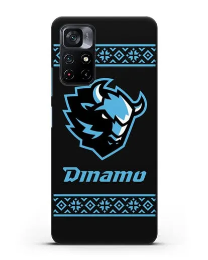 Чехол с логотипом ХК Динамо-Минск силиконовый для Xiaomi Poco M4 Pro 5G