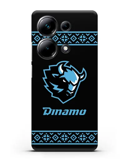 Чехол с логотипом ХК Динамо-Минск силиконовый для Xiaomi Poco M6 Pro