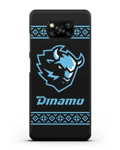 Чехол с логотипом ХК Динамо-Минск силиконовый для Xiaomi Poco X3