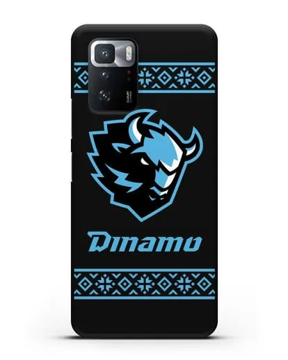 Чехол с логотипом ХК Динамо-Минск силиконовый для Xiaomi Poco X3 GT
