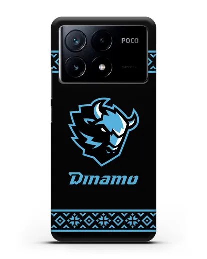Чехол с логотипом ХК Динамо-Минск силиконовый для Xiaomi Poco X6 Pro