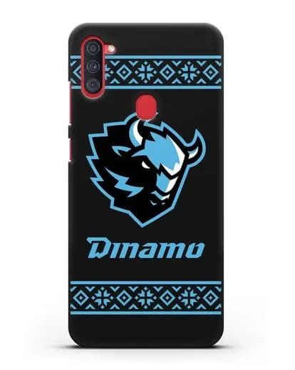 Чехол с логотипом ХК Динамо-Минск силиконовый для Samsung Galaxy A11 [SM-A115F]