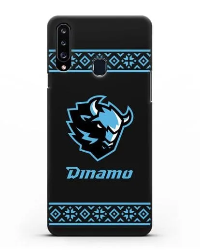 Чехол с логотипом ХК Динамо-Минск силиконовый для Samsung Galaxy A20s [SM-A207FN]