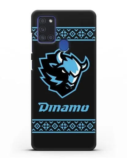 Чехол с логотипом ХК Динамо-Минск силиконовый для Samsung Galaxy A21s [SM-A217F]