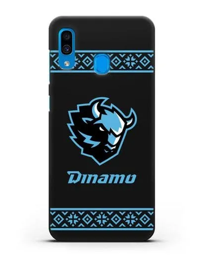 Чехол с логотипом ХК Динамо-Минск силиконовый для Samsung Galaxy A30 [SM-A305FN]