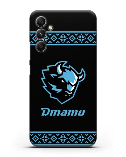 Чехол с логотипом ХК Динамо-Минск силиконовый для Samsung Galaxy A34 [SM-A346]