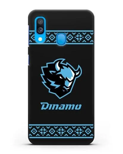 Чехол с логотипом ХК Динамо-Минск силиконовый для Samsung Galaxy A40 [SM-A405F]
