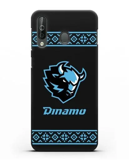 Чехол с логотипом ХК Динамо-Минск силиконовый для Samsung Galaxy A40s [SM-A507FN]