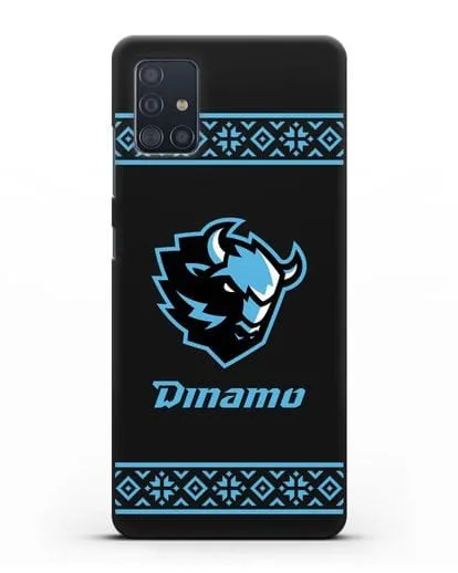 Чехол с логотипом ХК Динамо-Минск силиконовый для Samsung Galaxy A51 [SM-A515F]