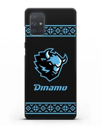 Чехол с логотипом ХК Динамо-Минск силиконовый для Samsung Galaxy A71 [SM-A715F]