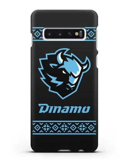 Чехол с логотипом ХК Динамо-Минск силиконовый для Samsung Galaxy S10 [SM-G973F]