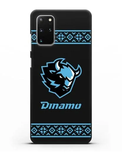 Чехол с логотипом ХК Динамо-Минск силиконовый для Samsung Galaxy S20 Plus [SM-G985F]