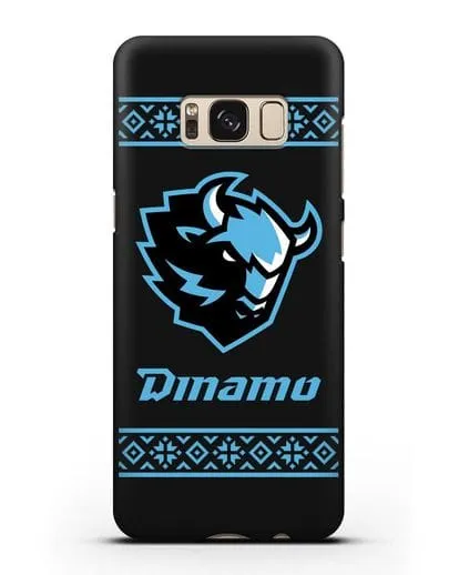Чехол с логотипом ХК Динамо-Минск силиконовый для Samsung Galaxy S8 Plus [SM-G955F]