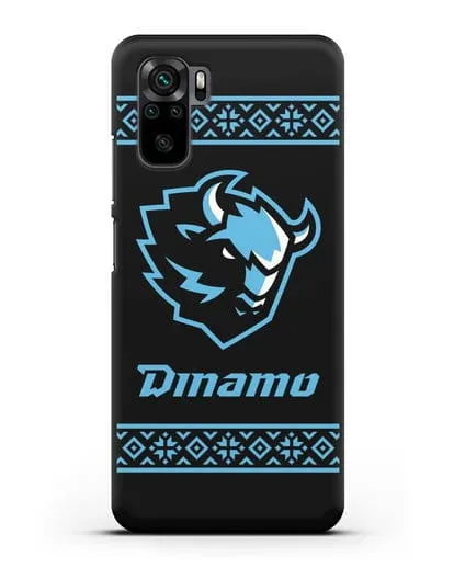 Чехол с логотипом ХК Динамо-Минск силиконовый для Xiaomi Redmi Note 10