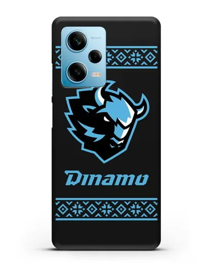 Чехол с логотипом ХК Динамо-Минск силиконовый для Xiaomi Redmi Note 12 5G