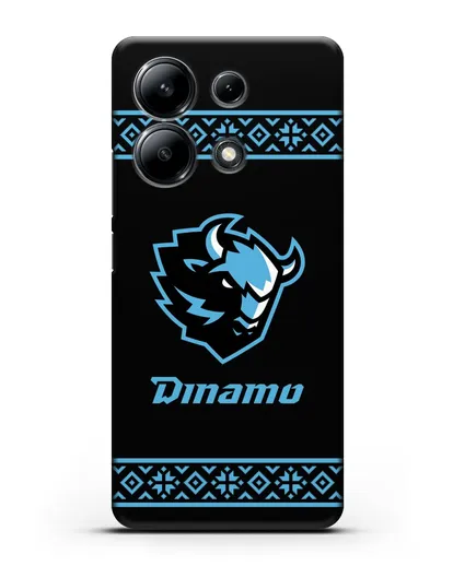 Чехол с логотипом ХК Динамо-Минск силиконовый для Xiaomi Redmi Note 13 4G