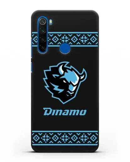 Чехол с логотипом ХК Динамо-Минск силиконовый для Xiaomi Redmi Note 8