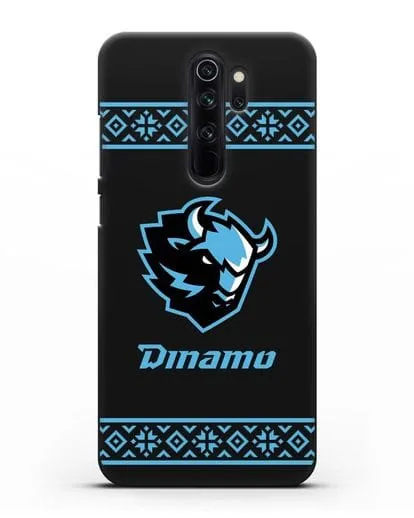 Чехол с логотипом ХК Динамо-Минск силиконовый для Xiaomi Redmi Note 8 Pro