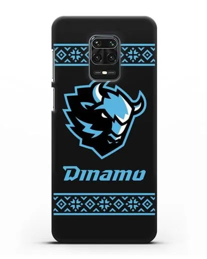 Чехол с логотипом ХК Динамо-Минск силиконовый для Xiaomi Redmi Note 9S