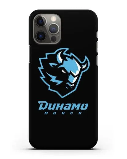 Чехол ХК Динамо-Минск с белорусским орнаментом силиконовый для iPhone 12 Pro