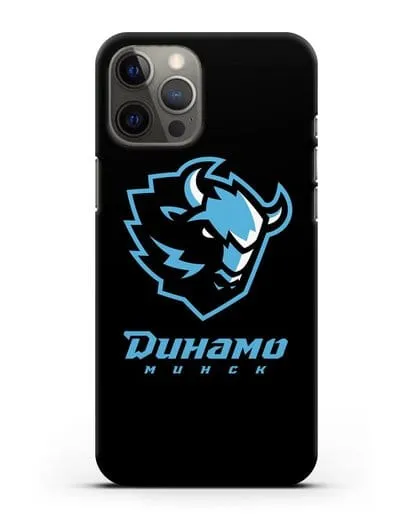 Чехол ХК Динамо-Минск с белорусским орнаментом силиконовый для iPhone 12 Pro Max
