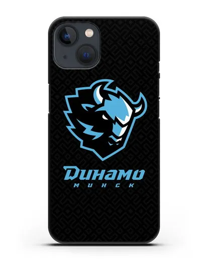 Чехол ХК Динамо-Минск с белорусским орнаментом силиконовый для iPhone 13 Mini