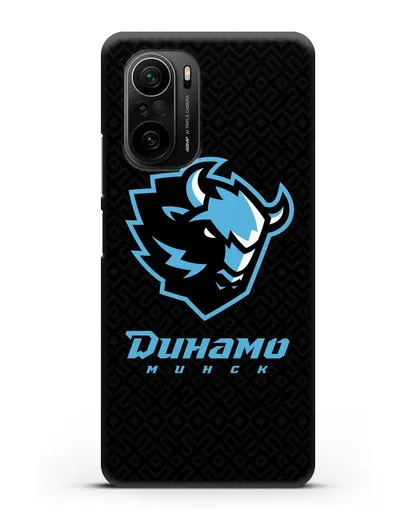 Чехол ХК Динамо-Минск с белорусским орнаментом силиконовый для Xiaomi Poco F3