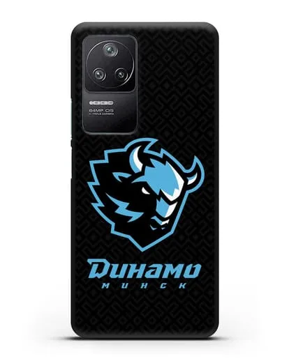 Чехол ХК Динамо-Минск с белорусским орнаментом силиконовый для Xiaomi Poco F4