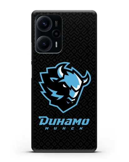 Чехол ХК Динамо-Минск с белорусским орнаментом силиконовый для Xiaomi Poco F5