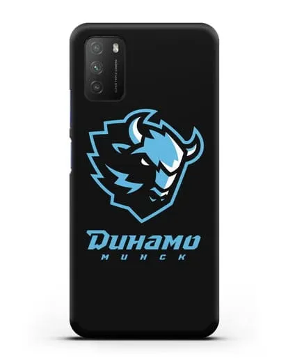 Чехол ХК Динамо-Минск с белорусским орнаментом силиконовый для Xiaomi Poco M3