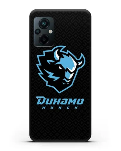 Чехол ХК Динамо-Минск с белорусским орнаментом силиконовый для Xiaomi Poco M5