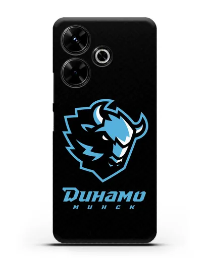 Чехол ХК Динамо-Минск с белорусским орнаментом силиконовый для Xiaomi Poco M6