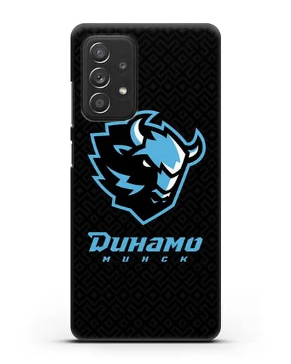 Чехол ХК Динамо-Минск с белорусским орнаментом силиконовый для Samsung Galaxy A53