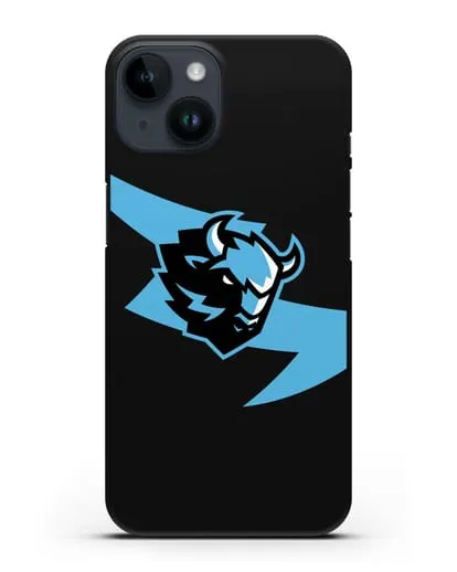 Чехол с символикой ХК Динамо-Минск силиконовый для iPhone 14