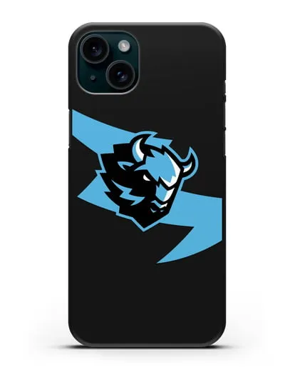 Чехол с символикой ХК Динамо-Минск силиконовый для iPhone 15 Plus