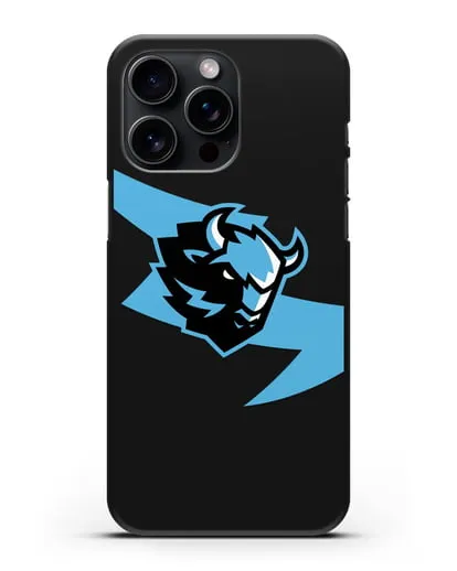 Чехол с символикой ХК Динамо-Минск силиконовый для iPhone 15 Pro Max