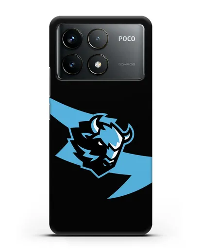 Чехол с символикой ХК Динамо-Минск силиконовый для Xiaomi Poco F6 Pro