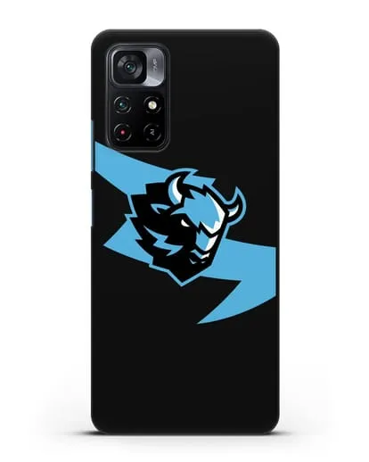 Чехол с символикой ХК Динамо-Минск силиконовый для Xiaomi Poco M4 Pro 5G