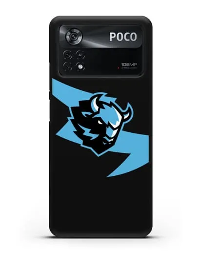 Чехол с символикой ХК Динамо-Минск силиконовый для Xiaomi Poco X4 Pro