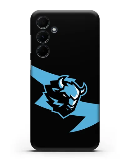 Чехол с символикой ХК Динамо-Минск силиконовый для Samsung Galaxy A55 [SM-A556]