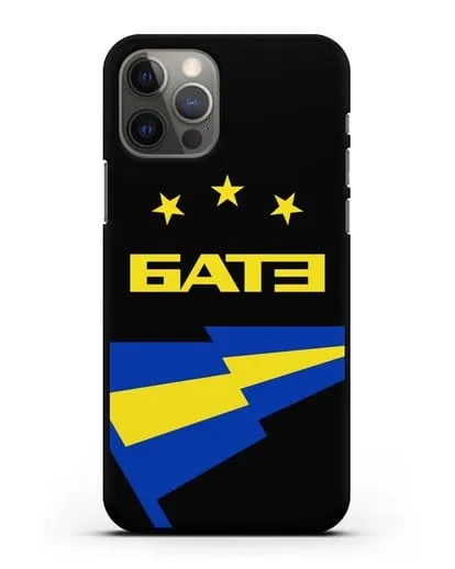 Чехол с символикой ФК БАТЭ силиконовый для iPhone 12 Pro