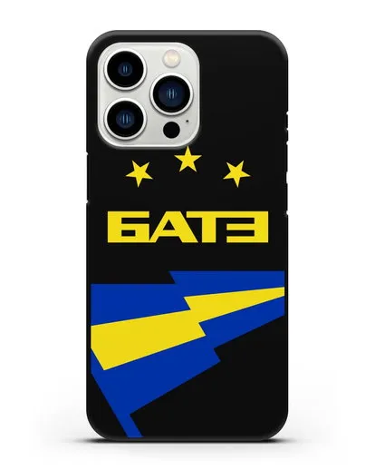 Чехол с символикой ФК БАТЭ силиконовый для iPhone 13 Pro