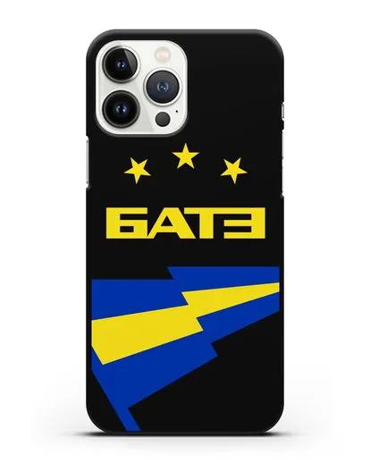 Чехол с символикой ФК БАТЭ силиконовый для iPhone 13 Pro Max