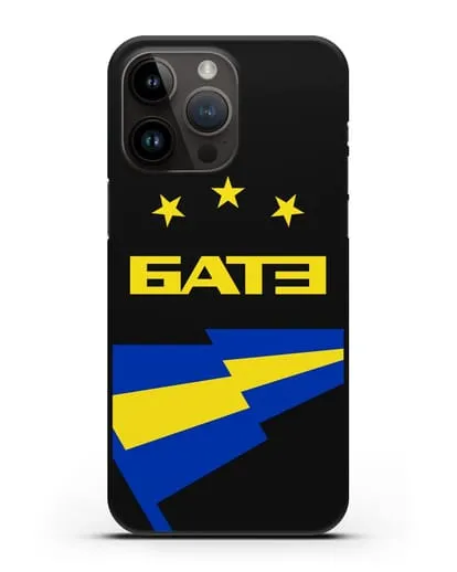 Чехол с символикой ФК БАТЭ силиконовый для iPhone 14 Pro Max