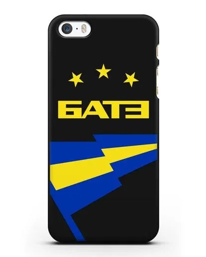 Чехол с символикой ФК БАТЭ силиконовый для iPhone 5/5s/SE