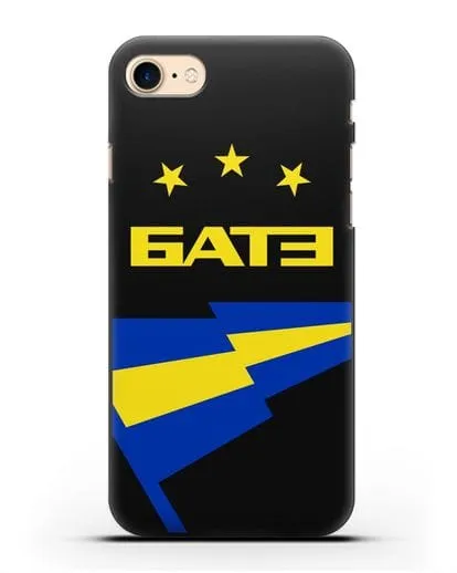 Чехол с символикой ФК БАТЭ силиконовый для iPhone 7