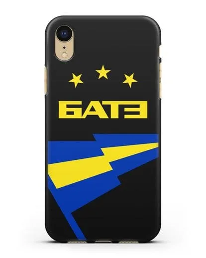 Чехол с символикой ФК БАТЭ силиконовый для iPhone XR