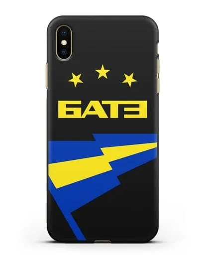 Чехол с символикой ФК БАТЭ силиконовый для iPhone XS Max